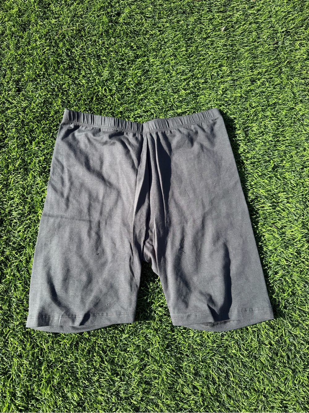 Zenana Outfitters Black Athletic Compression Shorts